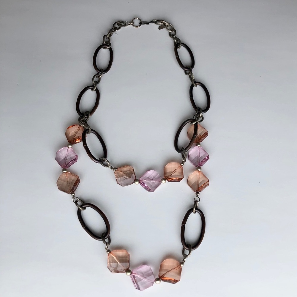 Vintage Inspired Double Layer Statement Necklace